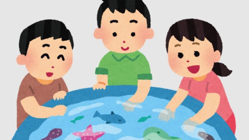 お盆休み　移動水族館へ行った話