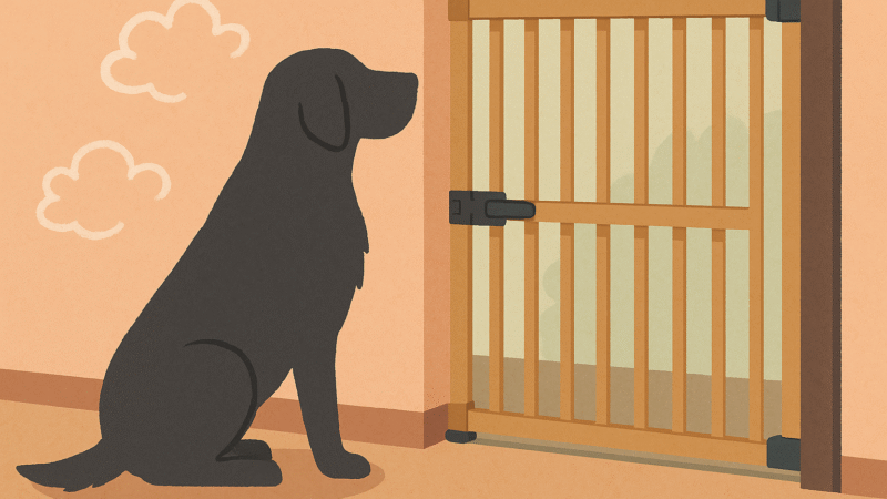 「大型犬が来〜る〜！」 準備しないと💦