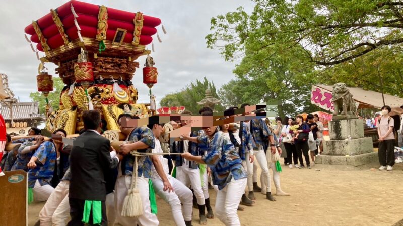 地元の秋祭りに行ってきました☺️