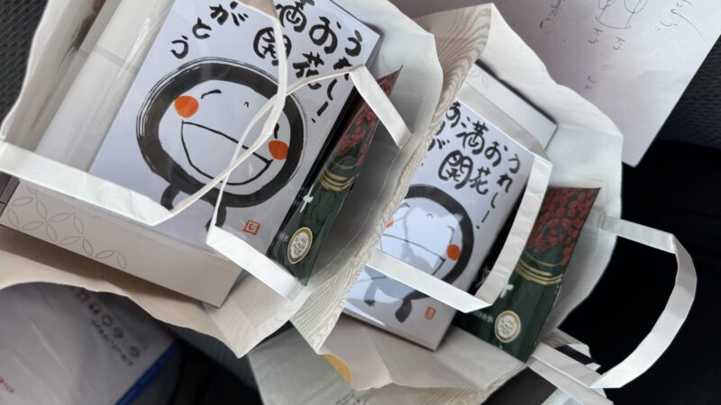 エディオンリニューアルでお祝い殺到！お礼参り行脚してきました